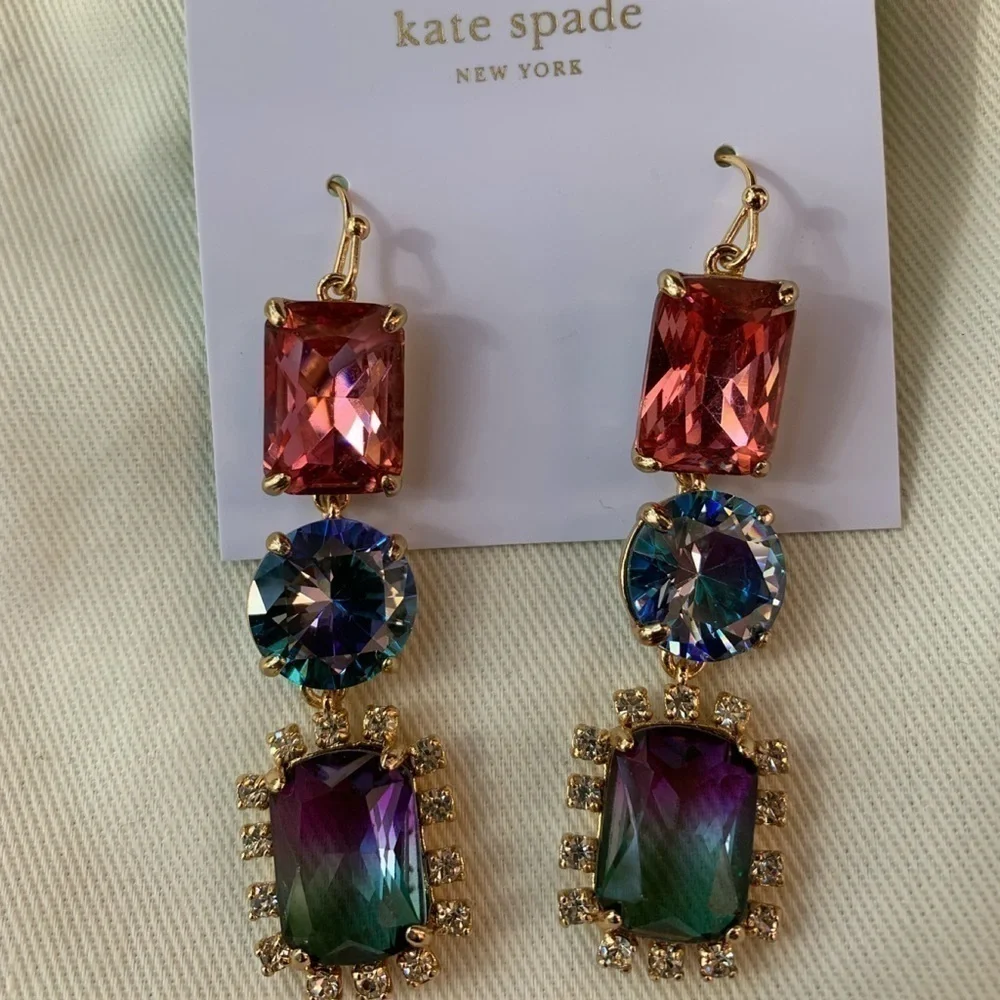 Kate Spade Multicolor Crush Bracelet Earrings Set